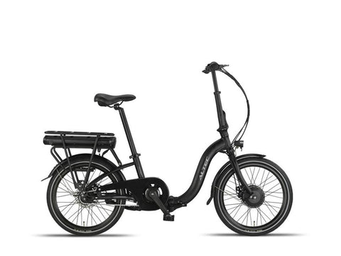Vélo électrique pliable Altec Compact 7 V, 20 pouces, 39 cm, noir mat 