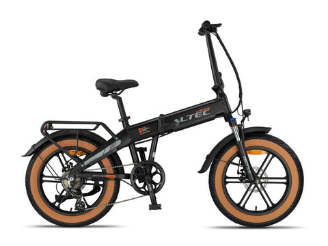 Vélo électrique pliant Altec Cross Fatbike 7 V 20 pouces 39 cm 
