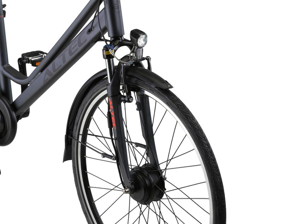 Altec Delta E-bike 518Wh Voorwielmotor 3v 28inch 49cm Smoke Gray