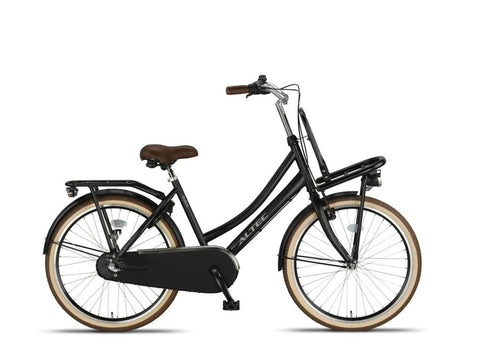 Vélo de transport hollandais Altec 3V 24 pouces 42 cm Noir mat 