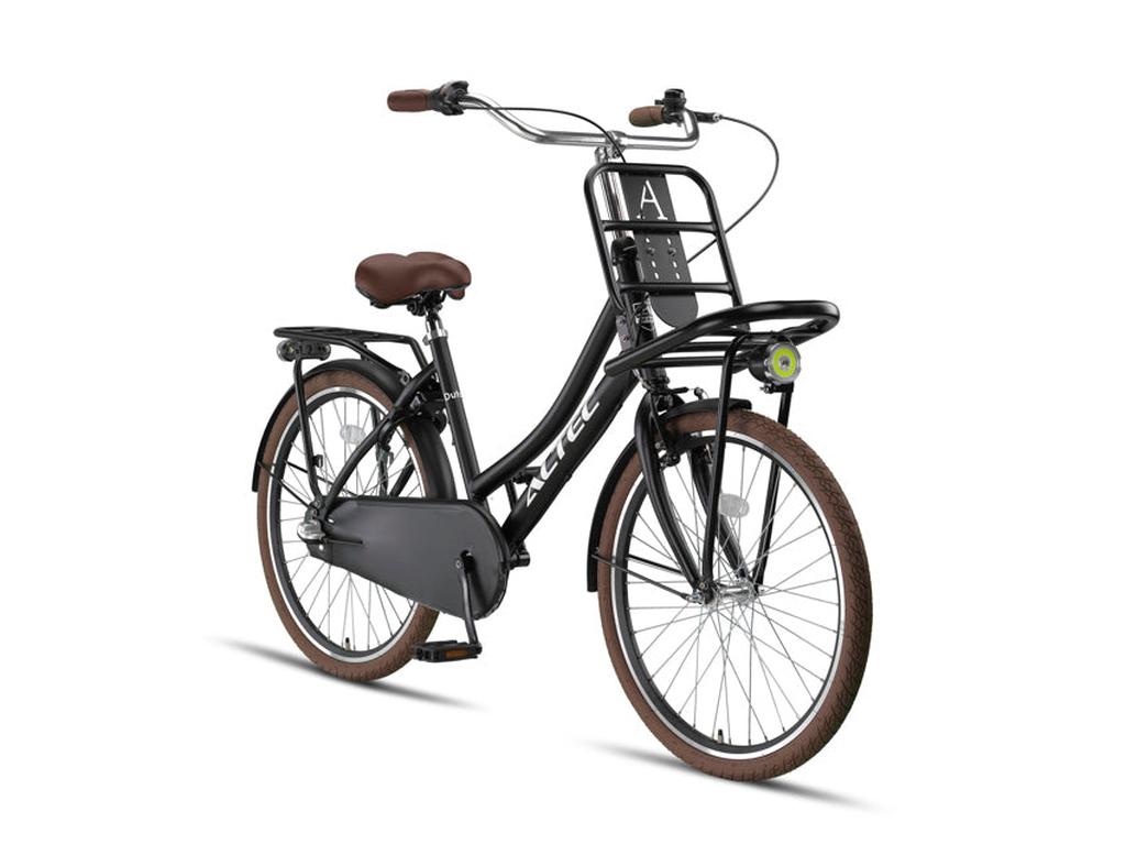 Altec Dutch Transportfiets 3v 24inch 43cm Mat Zwart