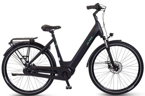 Vélo électrique Altec Impact 550 Wh, moteur central HYD 7 V, 28 pouces, 53 cm, noir mat 