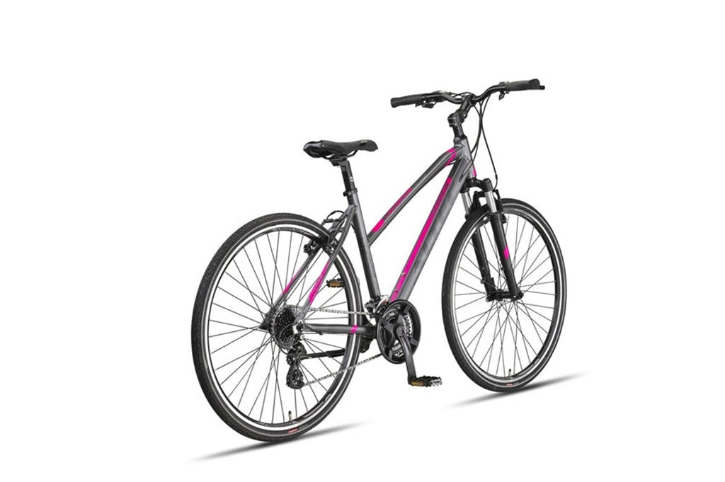 Altec Legarda Trekking V-Brakes 28 inch Antraciet/Pink