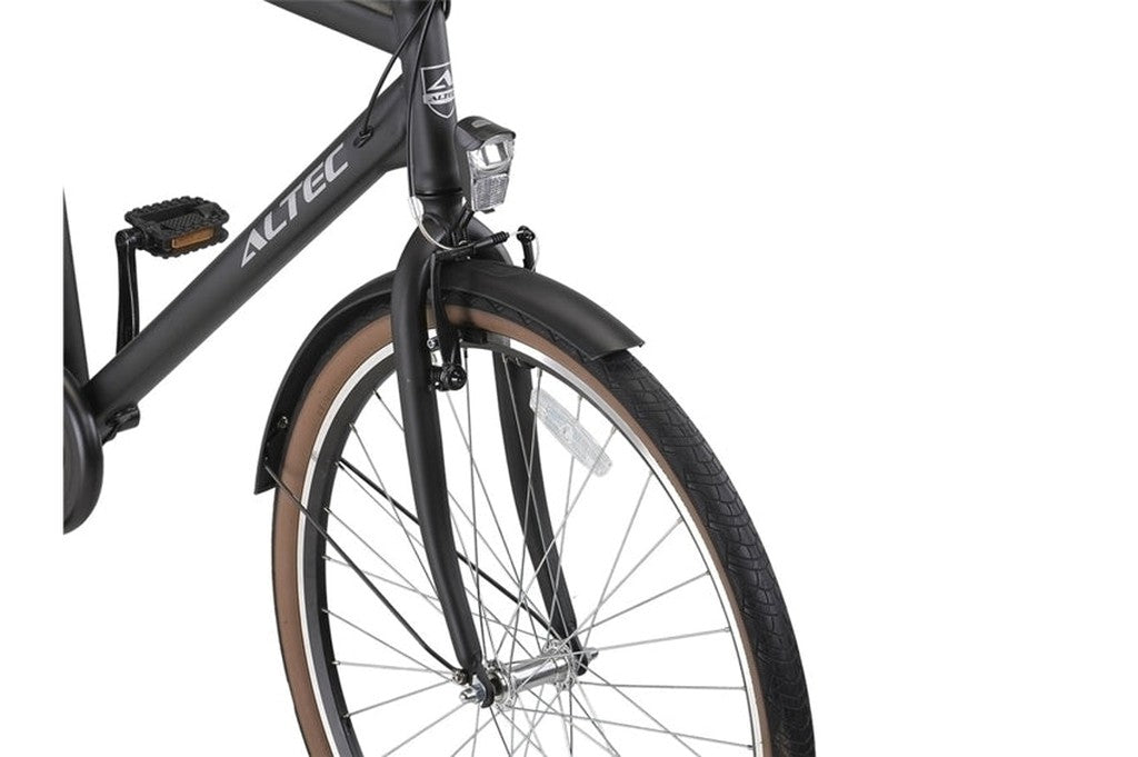 Altec Marquant 28 inch Herenfiets N-3 61cm Mat Zwart