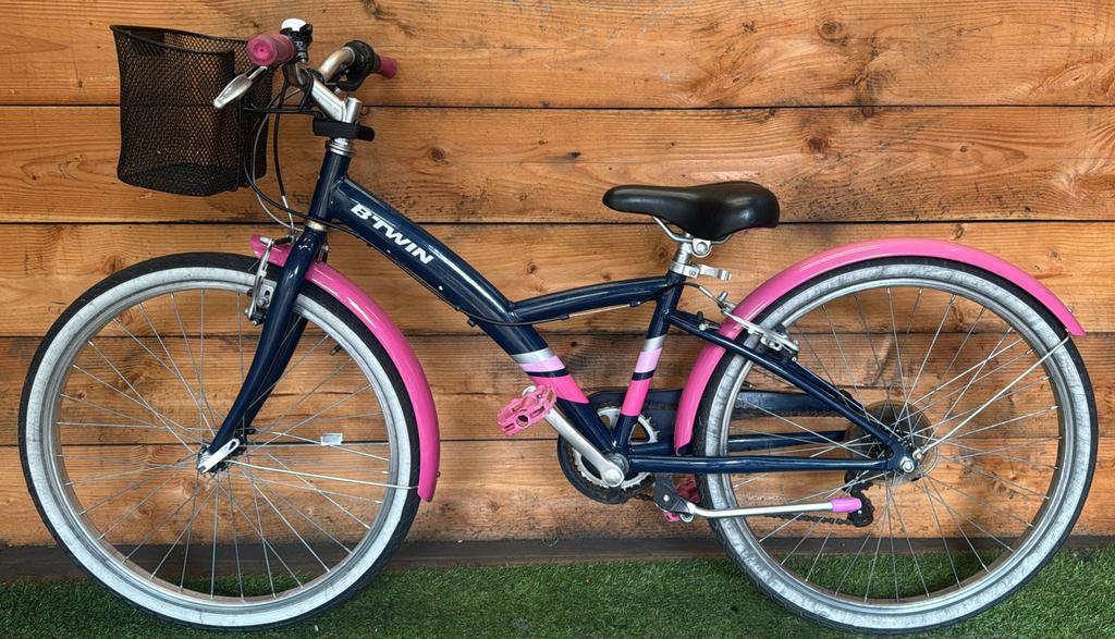 B'Twin Meisjesfiets 3v 24inch 32cm