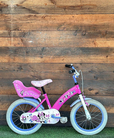 Vélo Minnie Mouse pour fille 16 pouces 24 cm