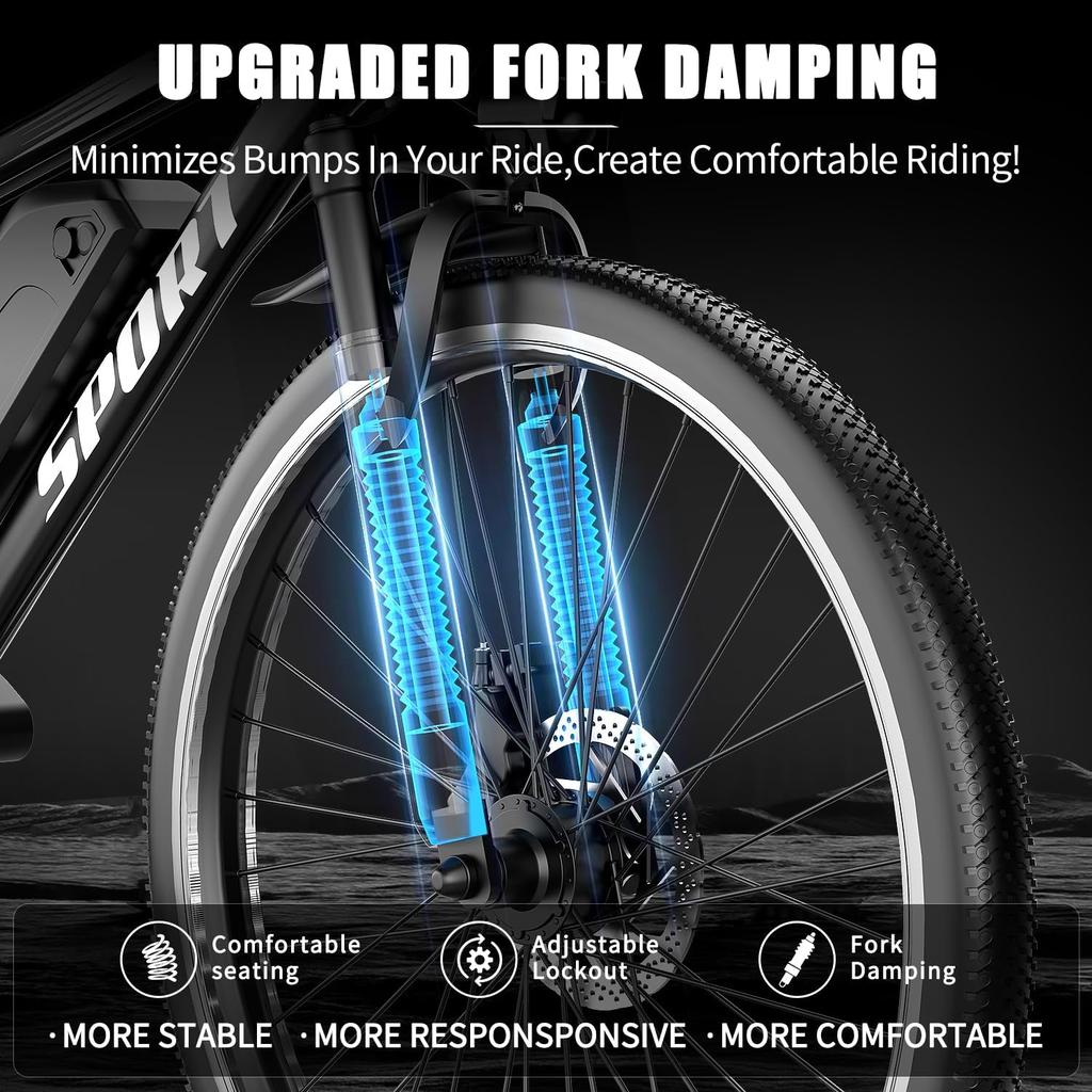 NIEUW Mountain Sport Technology E-Bikes 7v 26inch 42cm