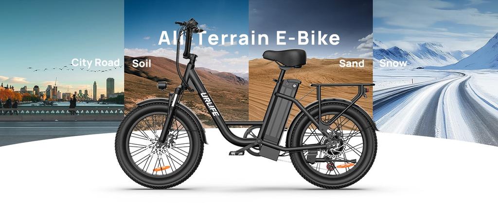 NIEUW Urlief Fatbike Elektrische Fiets 7v 20inch 41cm