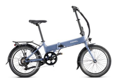 Vélo Pliant Popal E-Folt 6v 20pouces Bleu Mat 