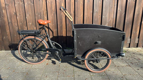 Vélo cargo électrique Qivelo 7 vitesses, tricycle