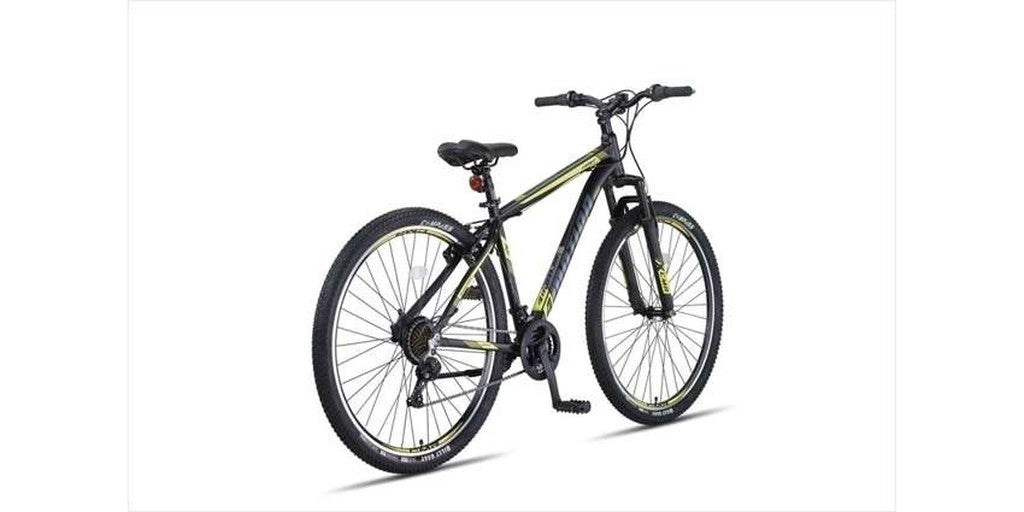 Umit 4 Motion 29 inch 46cm MTB V-Brakes Zwart-Geel